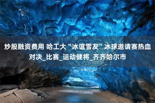 炒股融资费用 哈工大“冰谊雪友”冰球邀请赛热血对决_比赛_运动健将_齐齐哈尔市