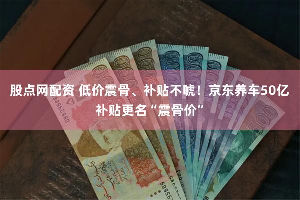 股点网配资 低价震骨、补贴不唬！京东养车50亿补贴更名“震骨价”